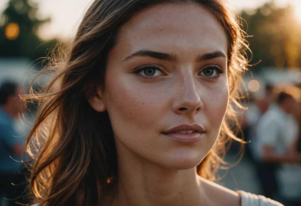 Сияющая здоровая кожа женщины